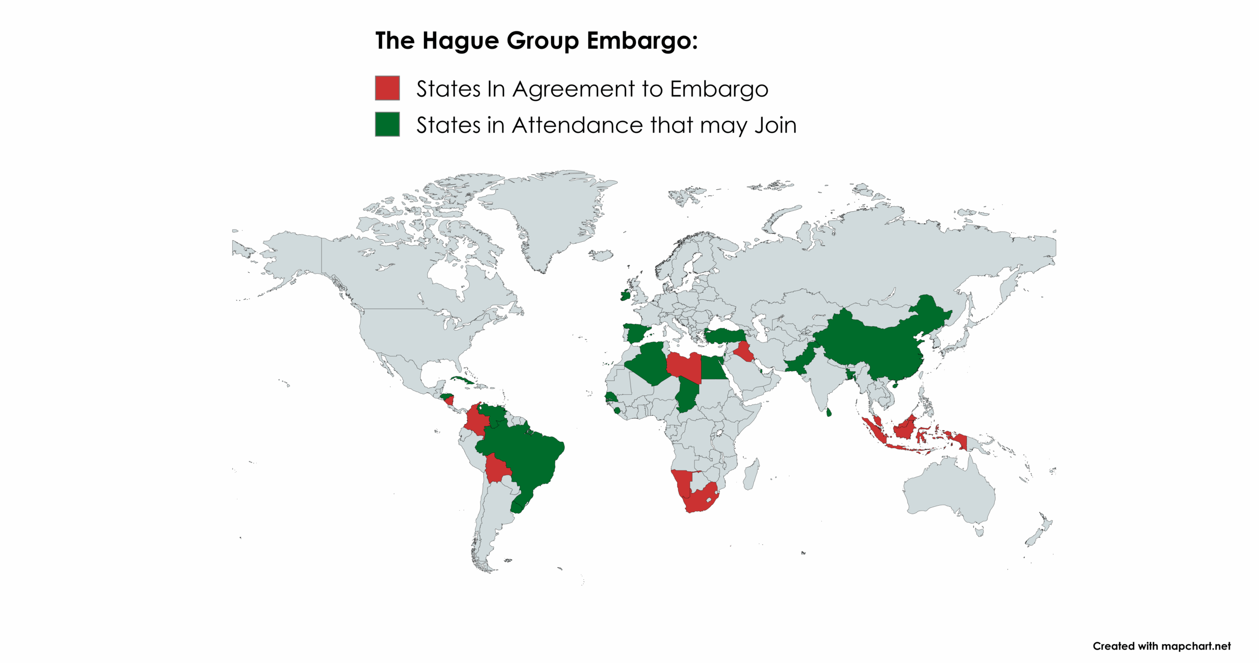 Map of Hague Group aligned states